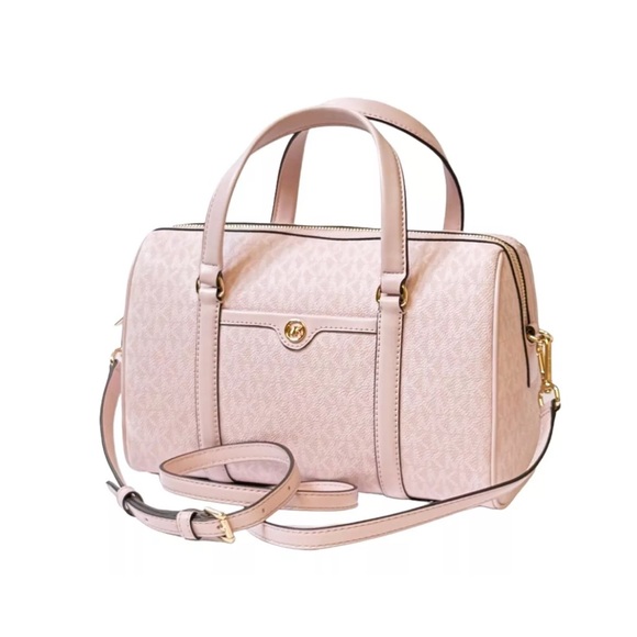Michael Kors Handbags - Michael Kors Travel Medium Pink Satchel Shoulder Crossbody Bag Handbag